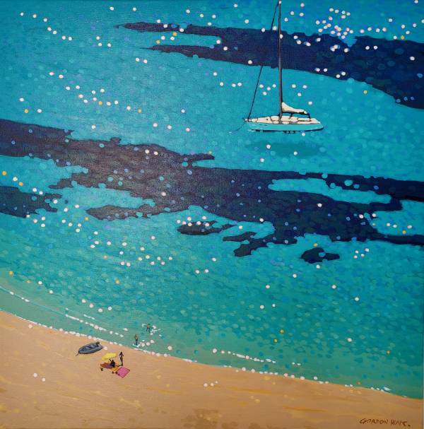 - Acrylic on Canvas, Painting by Gordon Hunt, measuring 90 x 90 cm (H x W) £1250